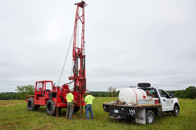 mobile drilling soil testing