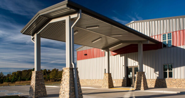 Thlopthlocco Wellness Center Exterior Entrance